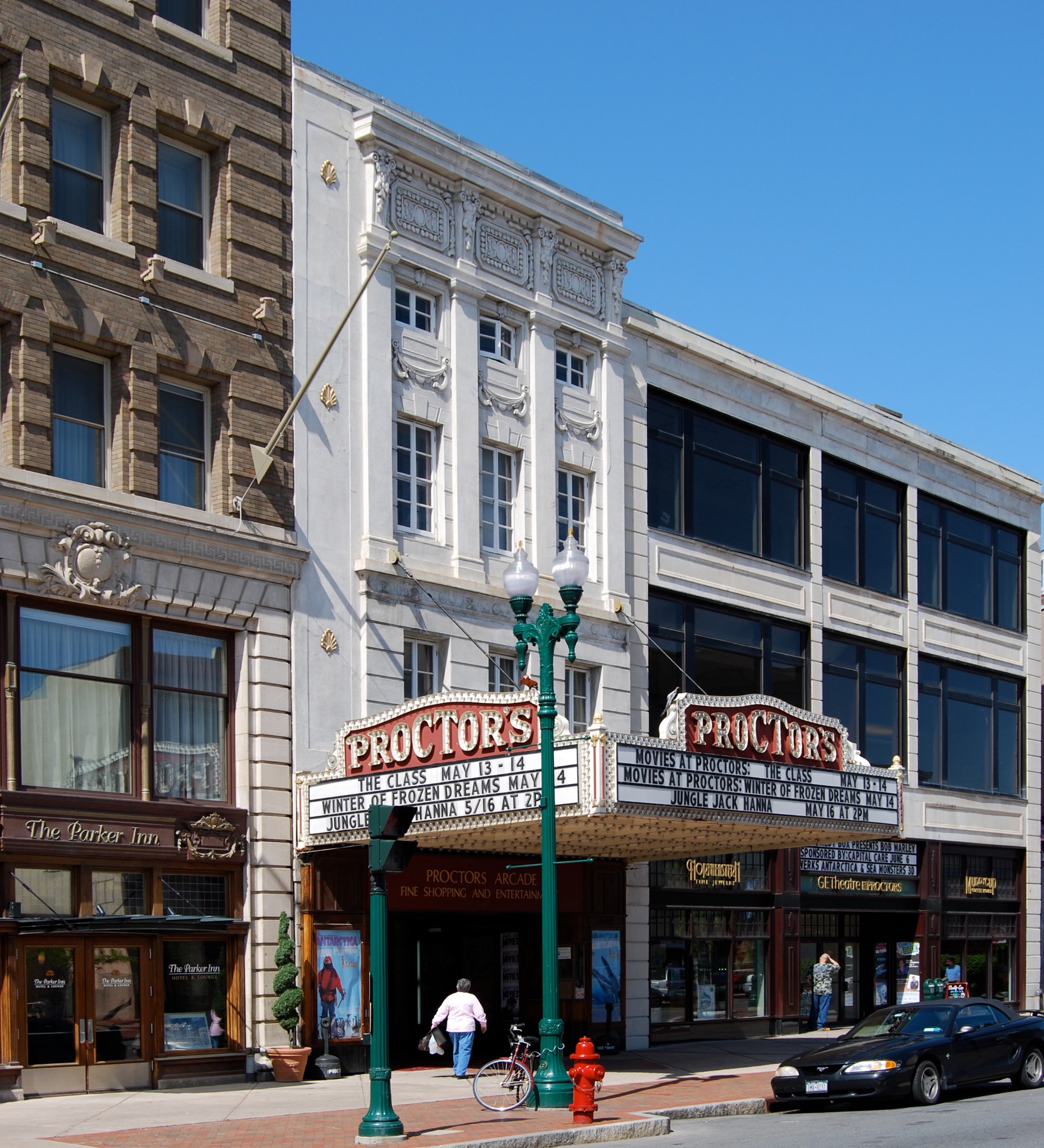 Proctors Theatre exterior and marquee